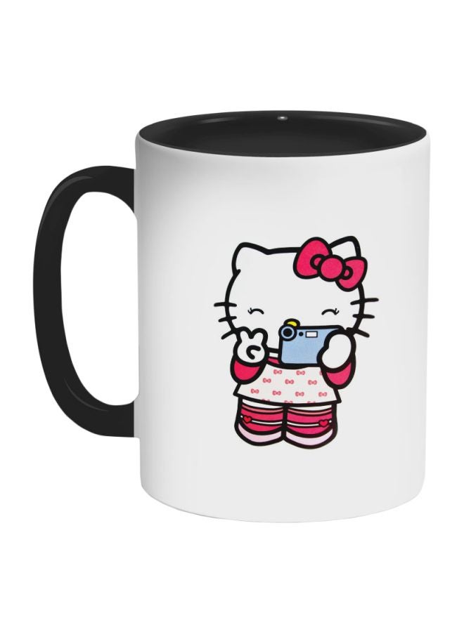 ديكالاك قدح قهوة - هالو كيتي أبيض/وردي/أسود