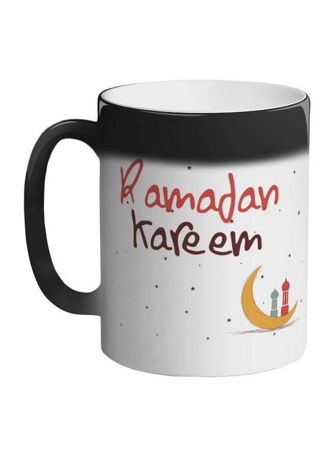 Decalac Ramadan Kareem Printed Colour Changing Coffee Mug Black - Image 1