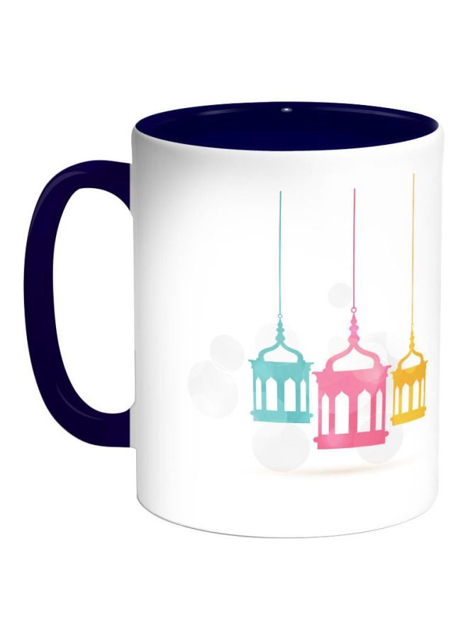 ديكالاك قدح قهوة - فوانيس رمضان أبيض / وردي / أزرق 325ملليلتر