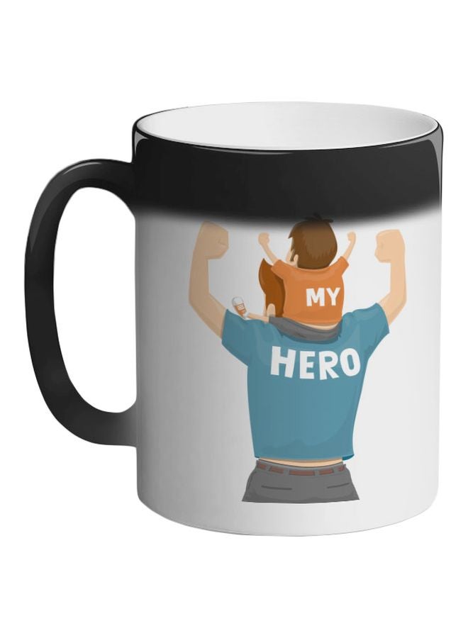 Decalac My Hero Colour Changing Coffee Mug Black 325ml  - Image 1