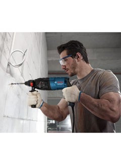 BOSCH Hammering Drill Machine With Rotating Brush Blue/White 35cm  - Image 2