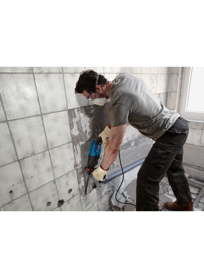 BOSCH Hammering Drill Machine With Rotating Brush Blue/White 35cm  - Image 3