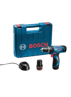 BOSCH Rotary Power Drill With 2 Hummer Battery Accumulator Blue/Black 25cm  - Image 1
