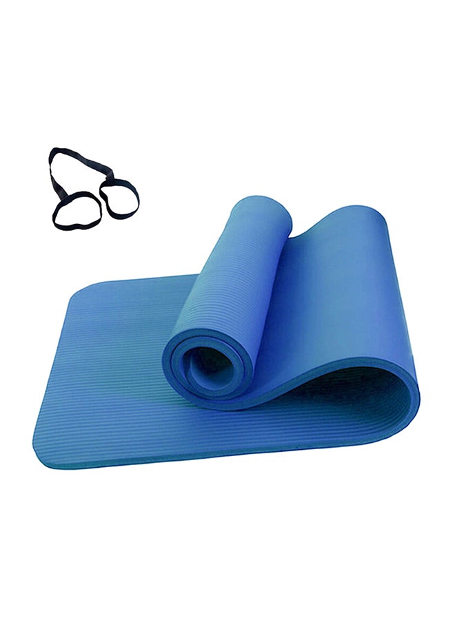 Generic Yoga Mat Thickness Exercise Mats With Storage Band 183 x 61 x 1cm  - Image 1