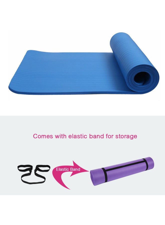 Generic Yoga Mat Thickness Exercise Mats With Storage Band 183 x 61 x 1cm  - Image 3