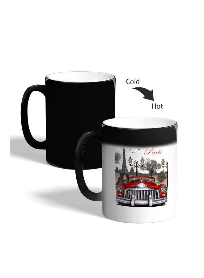 ديكالاك مج قهوة سحري بطبعة "Paris" أسود 325ملليلتر - Image 2