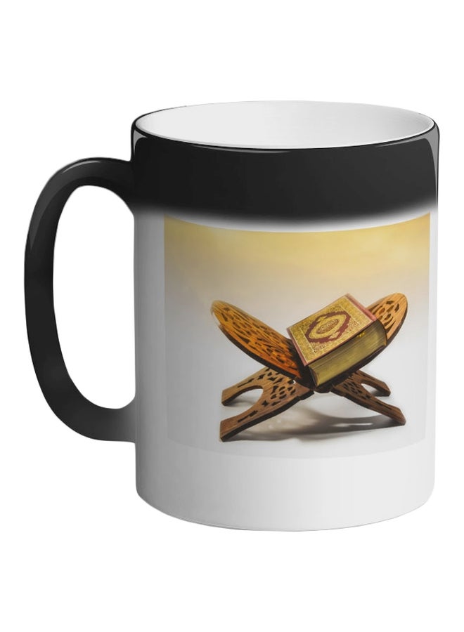 Decalac Islamic Koran Printed Colour Changing Coffee Mug Black  - Image 1