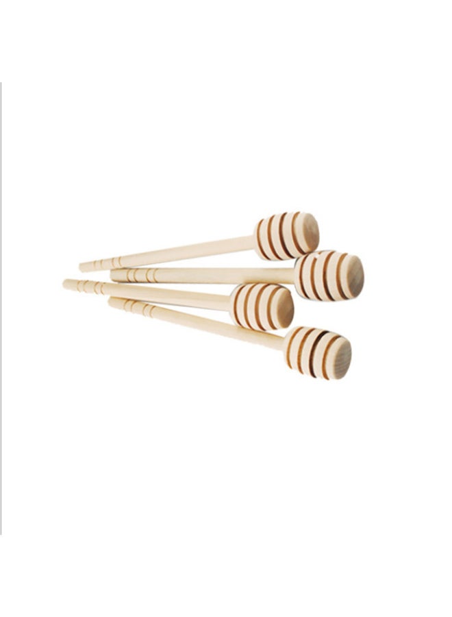 24-Piece Wooden Honey Dipper Stick Beige 19 x 5 x 12cm  - Image 2