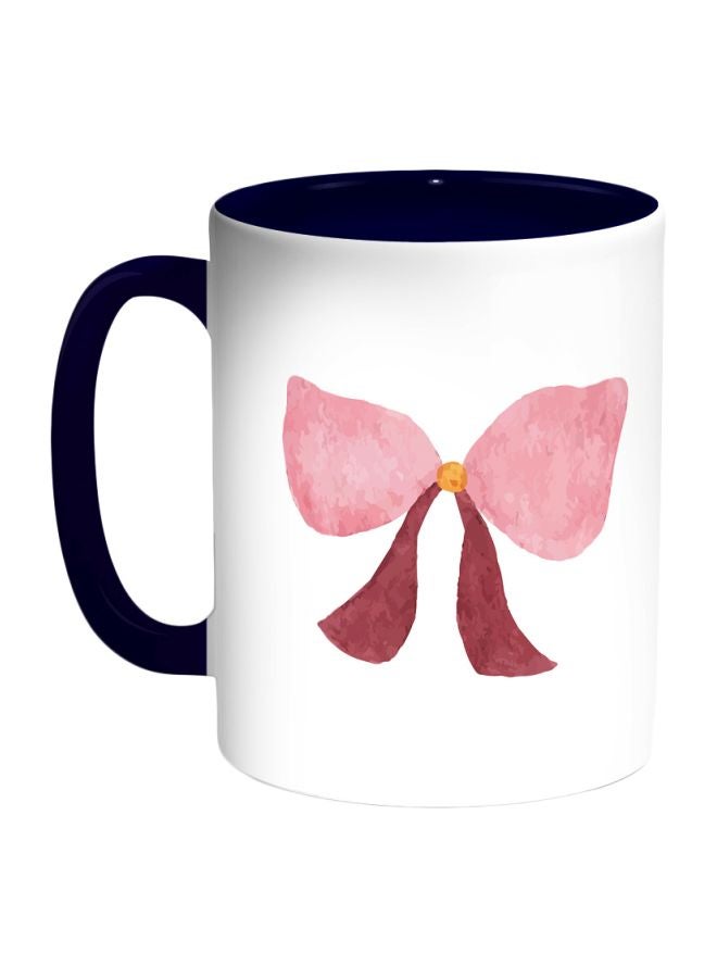 Decalac Fionka Printed Coffee Mug Dark Blue/Pink 