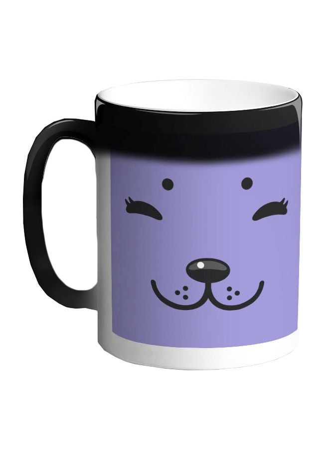 Decalac Dog Printed Magic Coffee Mug Black - Image 1