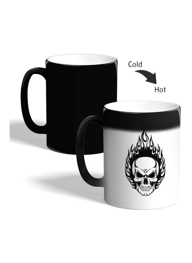 Decalac Skull Printed Magic Coffee Mug Black 325ml  - Image 2