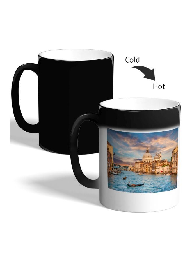 Decalac Venice Printed Magic Coffee Mug Black 325ml  - Image 2