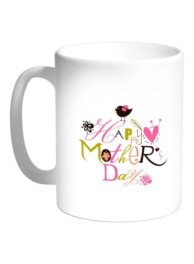 ديكالاك قدح قهوة - هابي ماذرز داي وردي/أخضر/أبيض