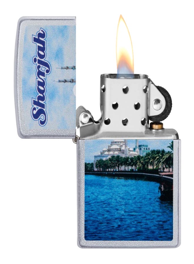 زيبو ولاعة تعمل بالغاز بتصميم مسجد نور 8.5 x 6سم - Image 2