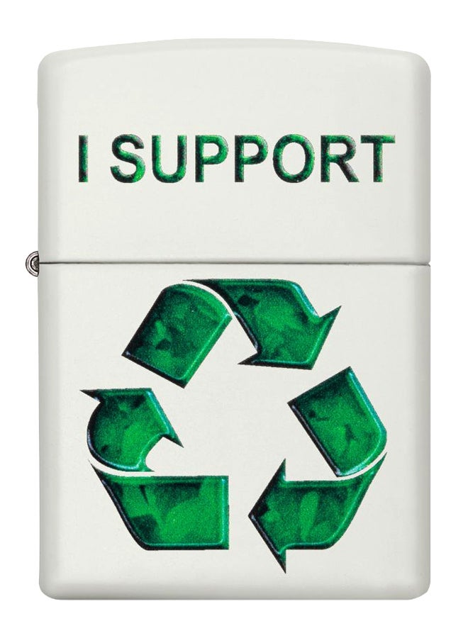 Zippo - I Support Recycling Design Gas Lighter 8.5 x 6cm - Image 1