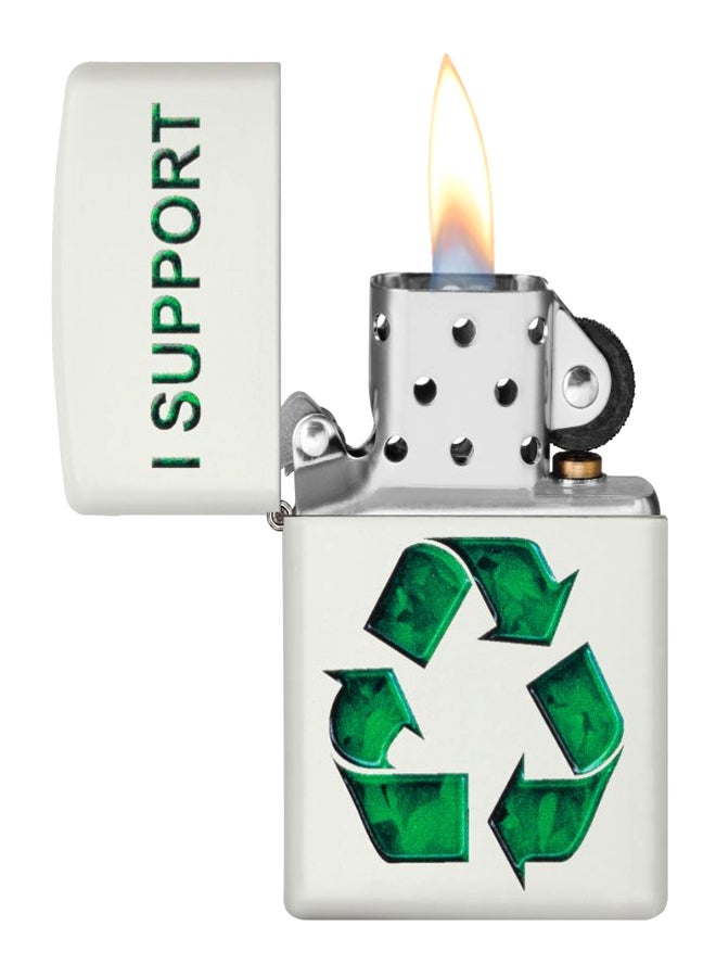 Zippo - I Support Recycling Design Gas Lighter 8.5 x 6cm - Image 1