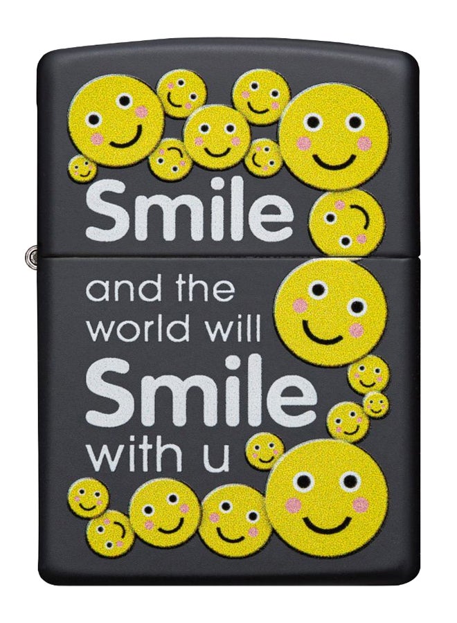 زيبو ولاعة تعمل بالغاز بتصميم ابتسامة 8.5 x 6سم - Image 1