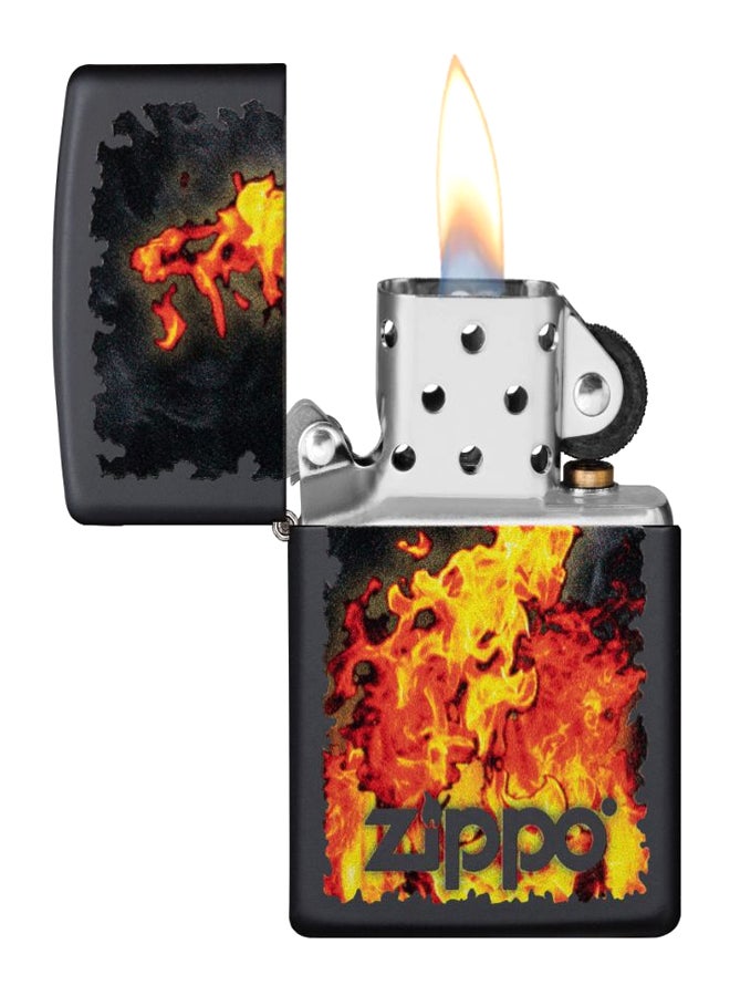 زيبو ولاعة غاز بتصميم نار 8.5 x 6سم - Image 2