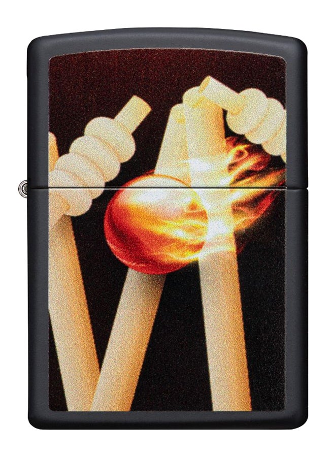 Zippo - Wickets Design Gas Lighter 8.5 x 6cm - Image 1