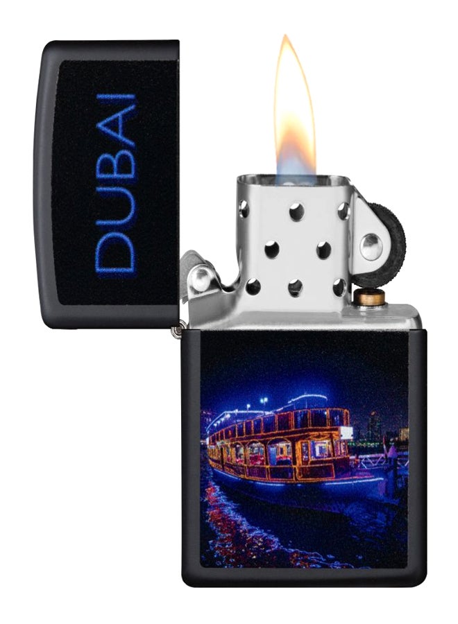 زيبو ولاعة تعمل بالغاز بتصميم رحلة بحرية في دبي 8.5 x 6سم - Image 2