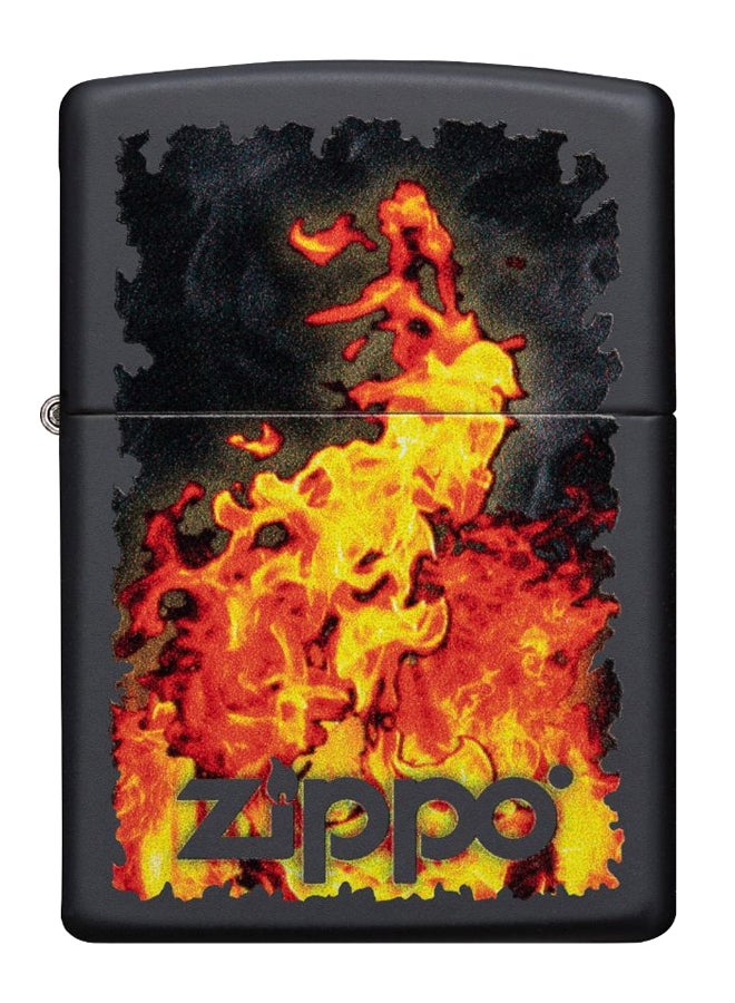 زيبو ولاعة غاز بتصميم نار 8.5 x 6سم - Image 1