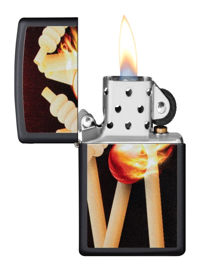 Zippo - Wickets Design Gas Lighter 8.5 x 6cm - Image 1