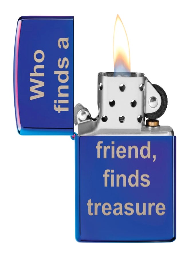 زيبو ولاعة تعمل بالغاز بتصميم كنز صديق 8.5 x 6سم - Image 2