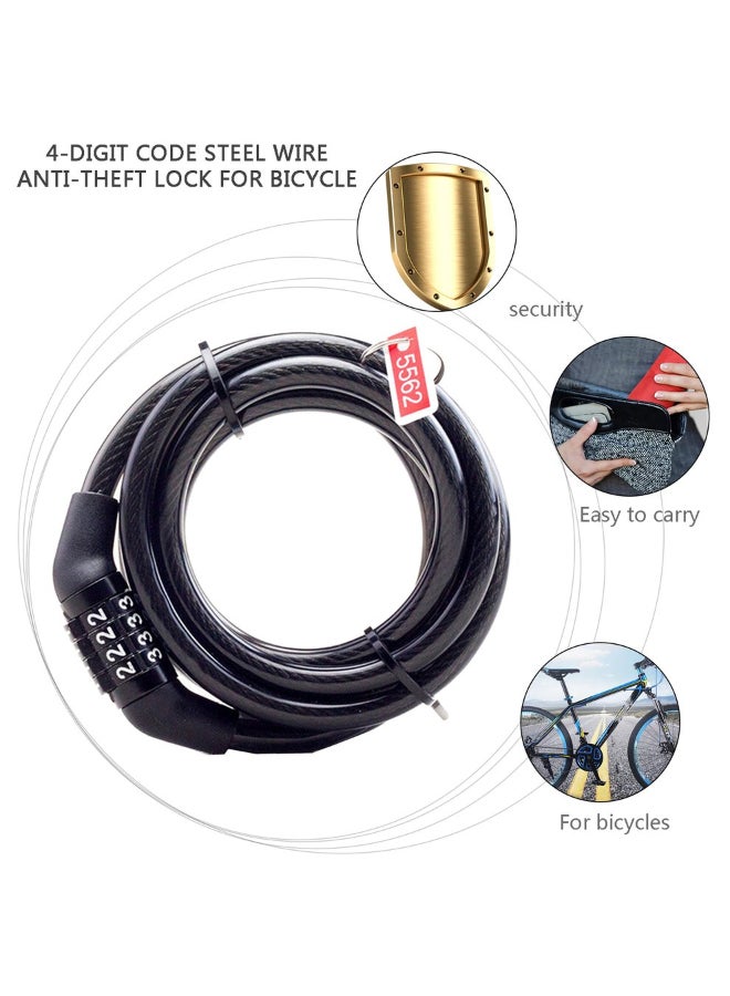 Generic - 4-Digit Bicycle Combination Lock - Image 1