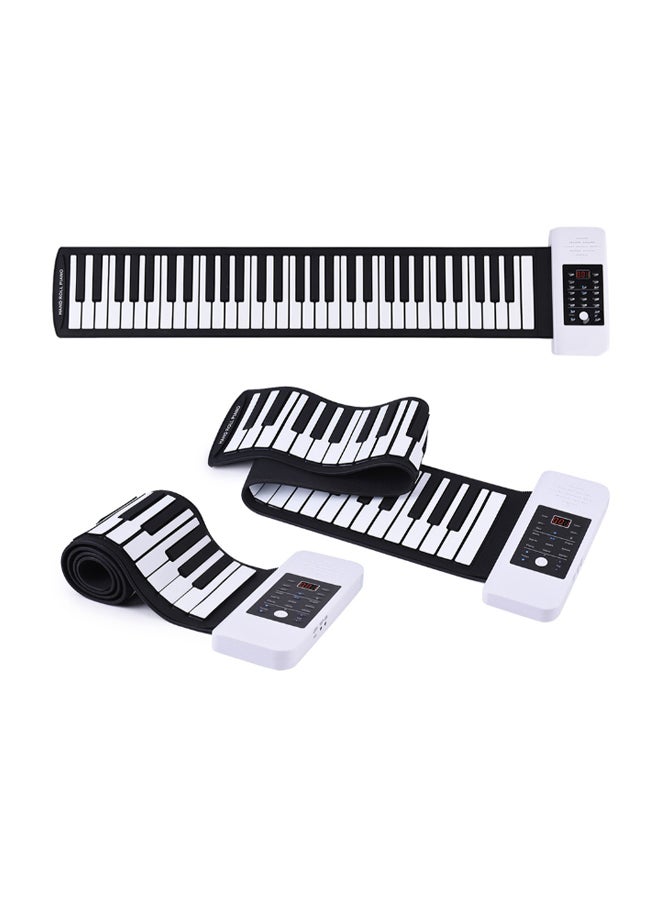 Generic 61-Key Electronic Hand Roll-Up Piano With Built-In Speaker  - Image 4