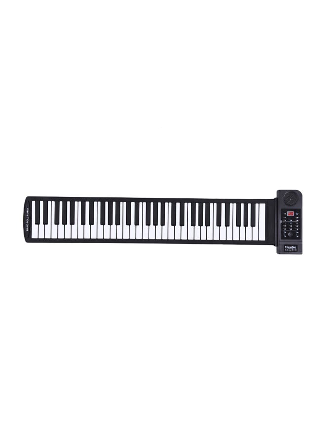 Generic 61-Key Electronic Hand Roll-Up Piano With Built-In Speaker  - Image 2