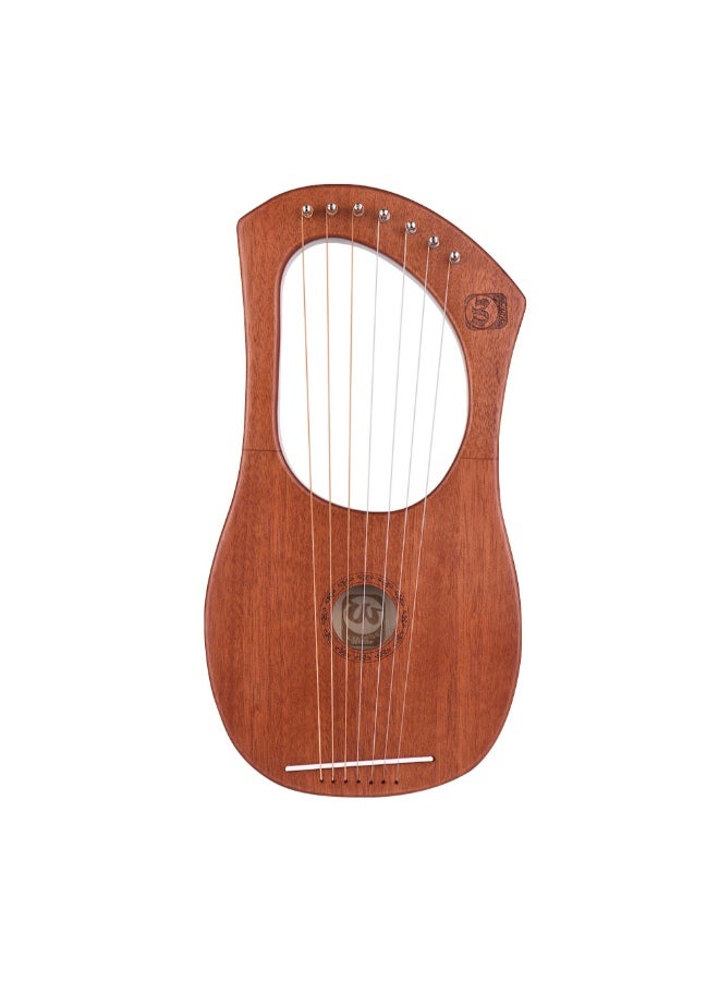 Walter.t 7-String Lyre Mahogany Harp With Carry Bag - Image 2
