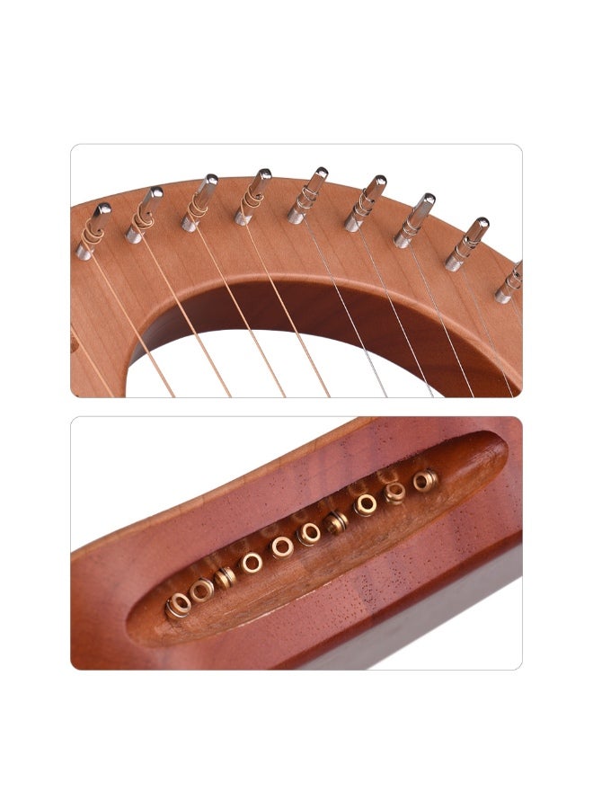 Walter.t 10-String Lyre Maple Wood Harp - Image 4