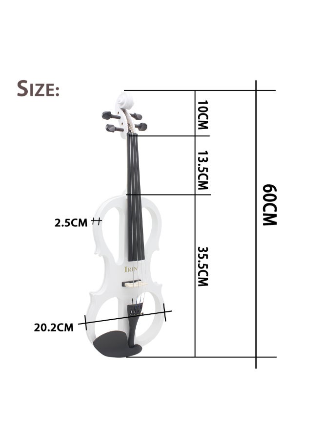 IRIN Wooden Maple Electric Violin With Ebony Fitting - Image 3