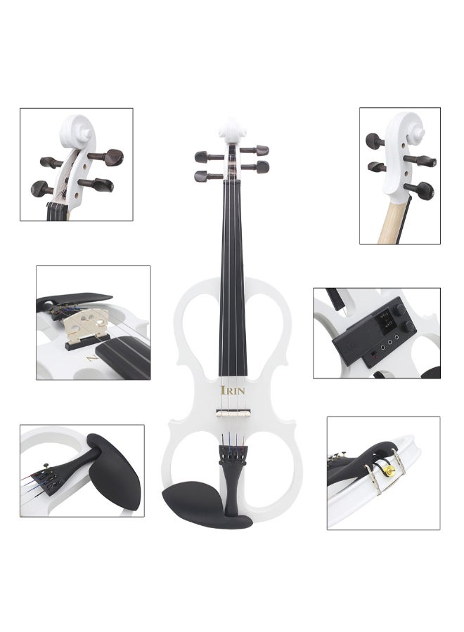 IRIN Wooden Maple Electric Violin With Ebony Fitting - Image 4