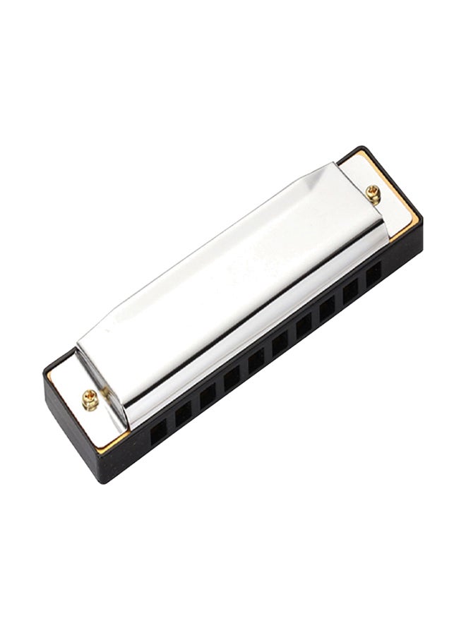 ANSELF 10-Hole Stainless Steel Chromatics Harmonica Mouth Organ  - Image 1
