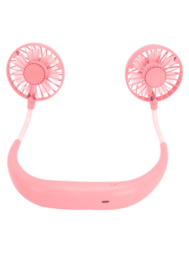 Portable Rechargeable Neck Fan H30720P_JX Pink