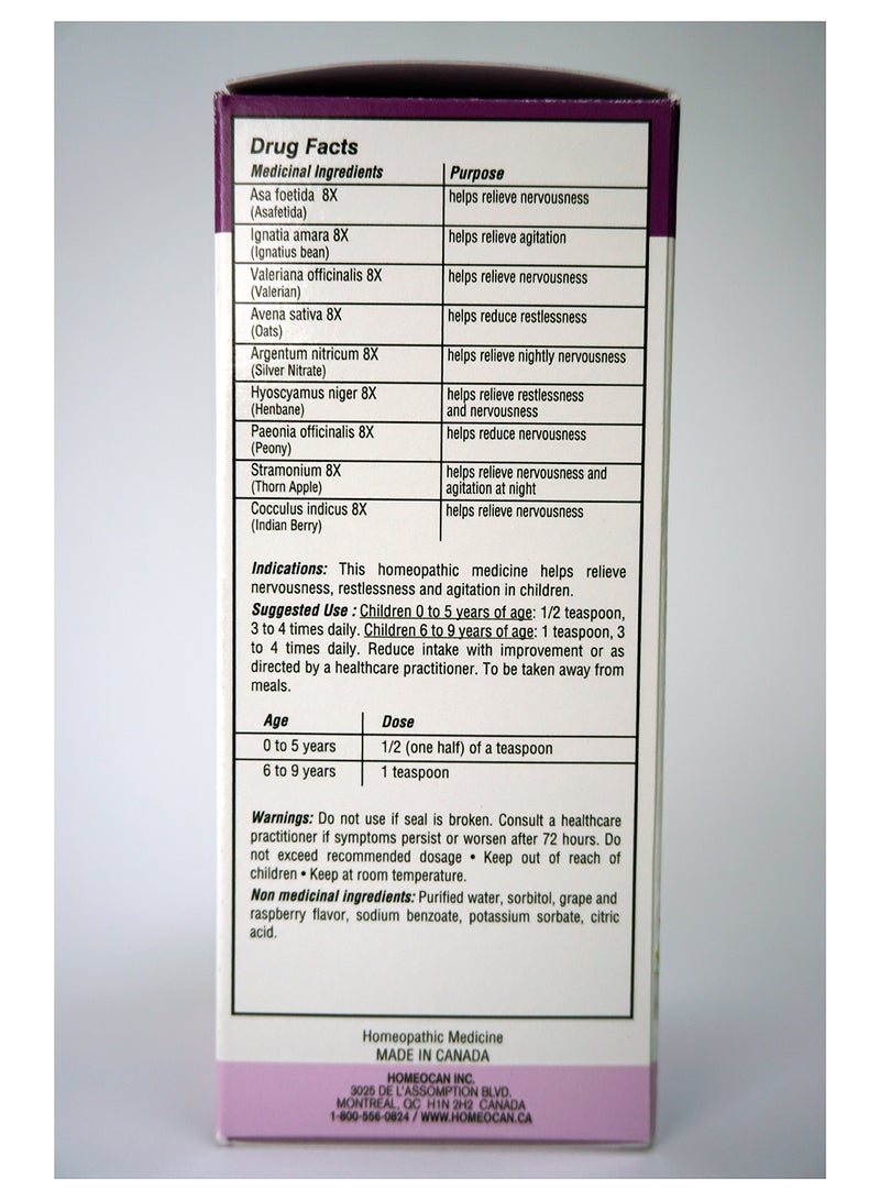 Homeocan - Calm Syrup - Image 1