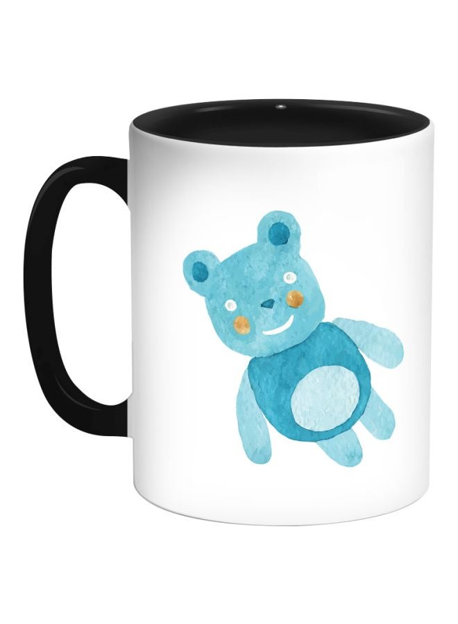 Decalac Toys - Bear Printed Coffee Mug Black/White/Blue