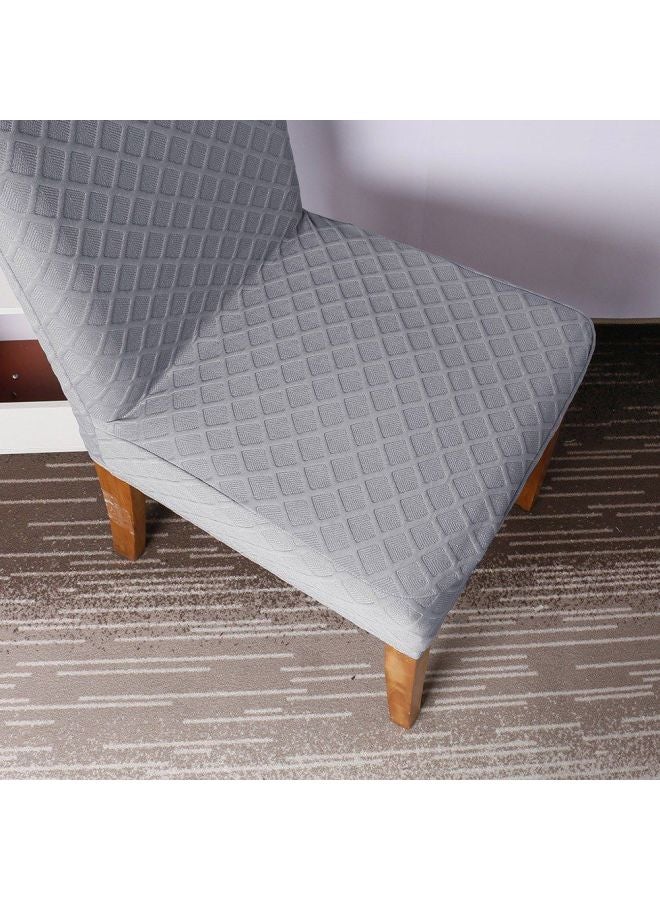 غطاء لكرسي الطعام بتصميم على شكل شبكه ماسية رمادي فاتح 12x12x1Ø³Ù†ØªÙŠÙ…ØªØ±  - Image 5
