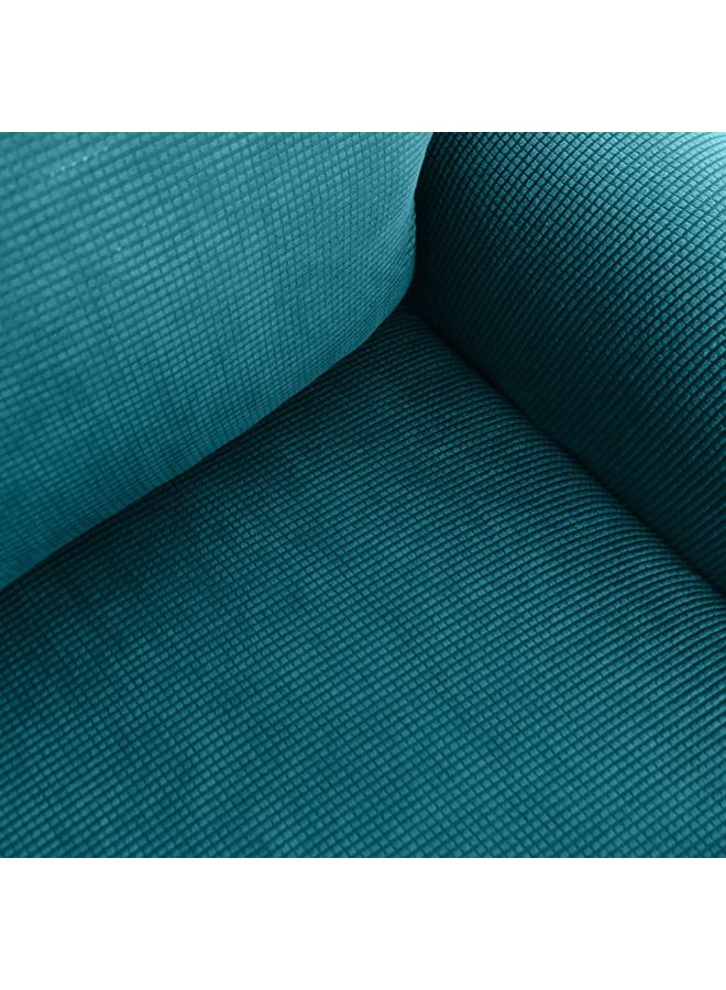 Single Seater Sofa Slipcover Lake Blue 35x27x7cm - Image 3