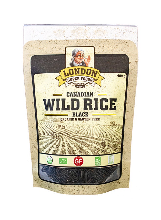London Super Food - Organic Black Wild Rice 400grams - Image 1