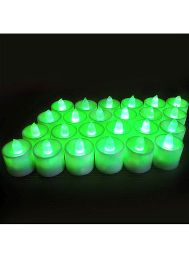 12-Piece Decorative LED Flameless Candle Lamp Set White - Image 4