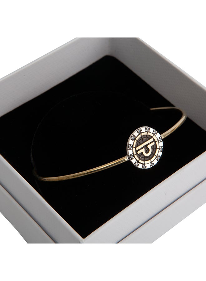 بيج ديزاين سوار مصنوع من الفضة عيار 925 قيراط و النحاس مزين برسوم على مجموعة برج الميزان النجمية و مرصّع بحجر الزكرونيا - Image 3