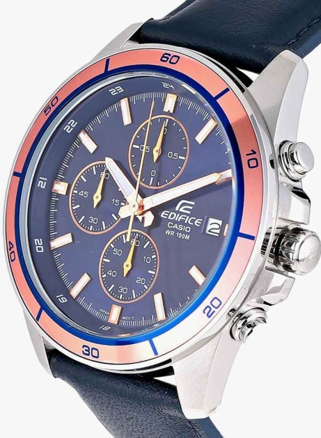 CASIO - Men's Edifice Chronograph Watch EFR-526L-2AVUDF - 44 mm - Blue - Image 1
