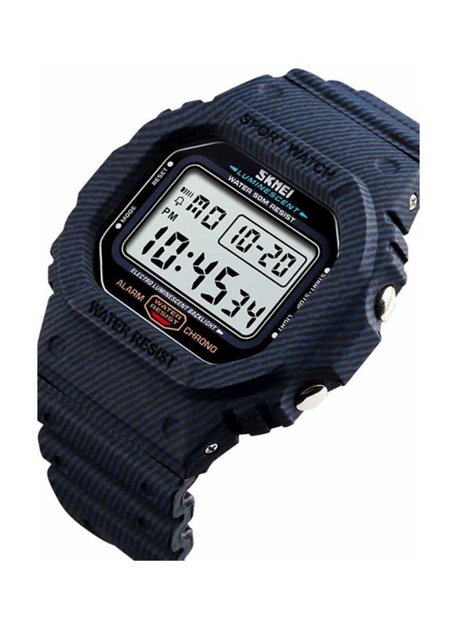 SKMEI Men's Water Resistant Digital Watch 1471 - 50 mm - Blue  - Image 2