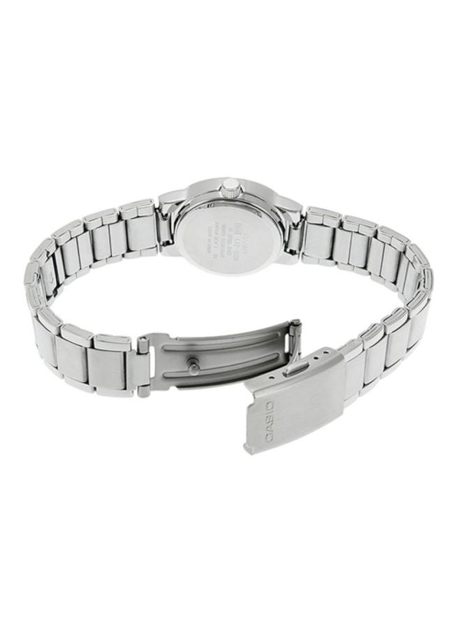 CASIO Women's Enticer Analog Watch LTP-1230D-1CDF - 24 mm - Silver - Image 2