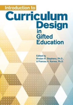 Introduction To Curriculum Design In Gifted Education paperback english 