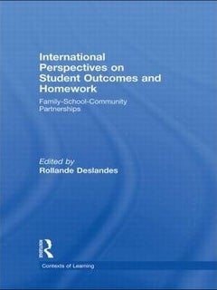 International Perspectives on Student Outcomes and Homework: Family-School-Community Partnerships hardcover english 