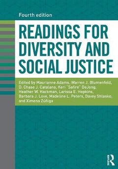 Readings for Diversity and Social Justice Paperback English by Maurianne Adams 