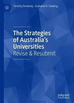 The Strategies Of Australia's Universities hardcover english 